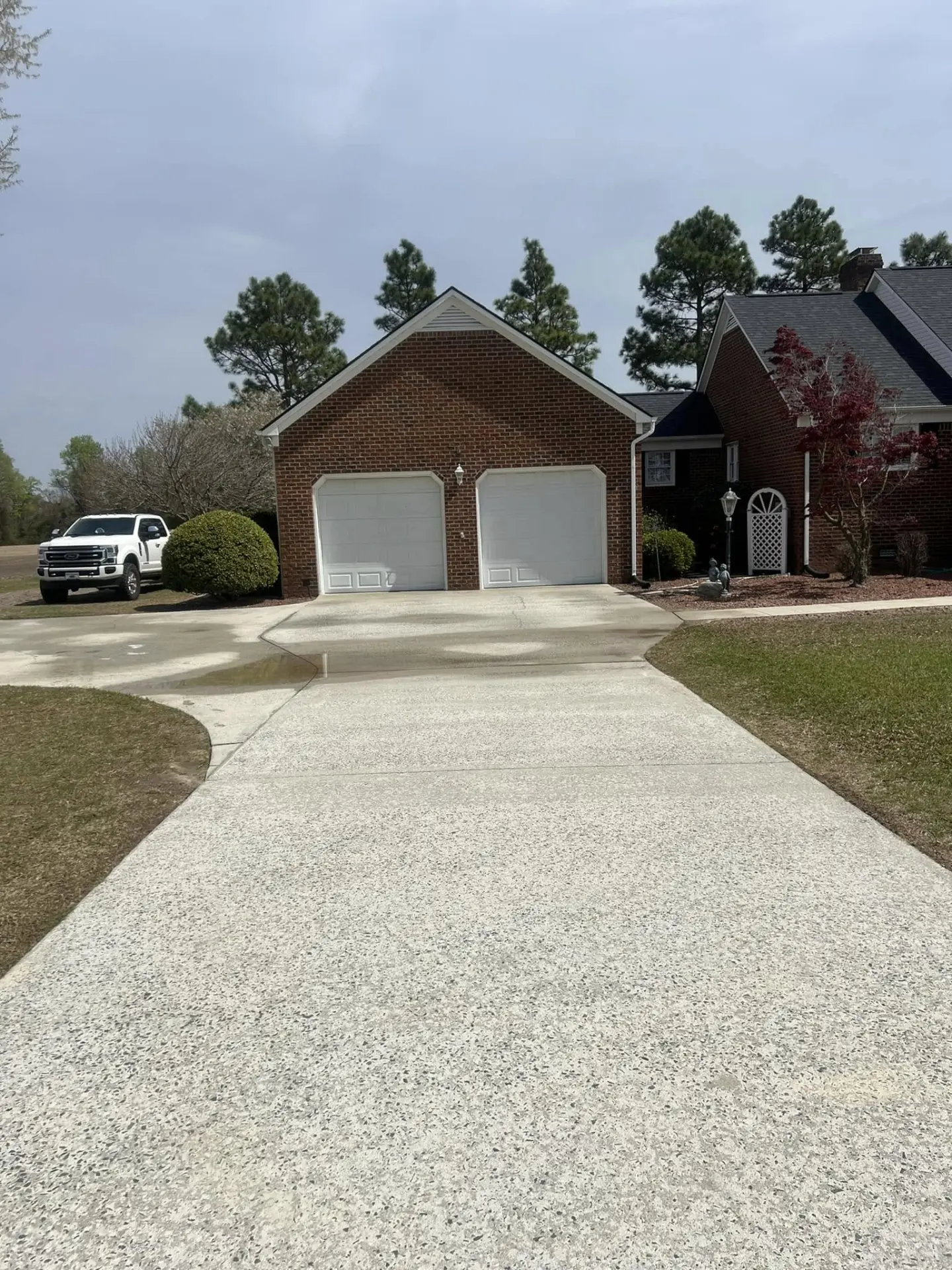 Driveway Cleaning — Concrete driveway